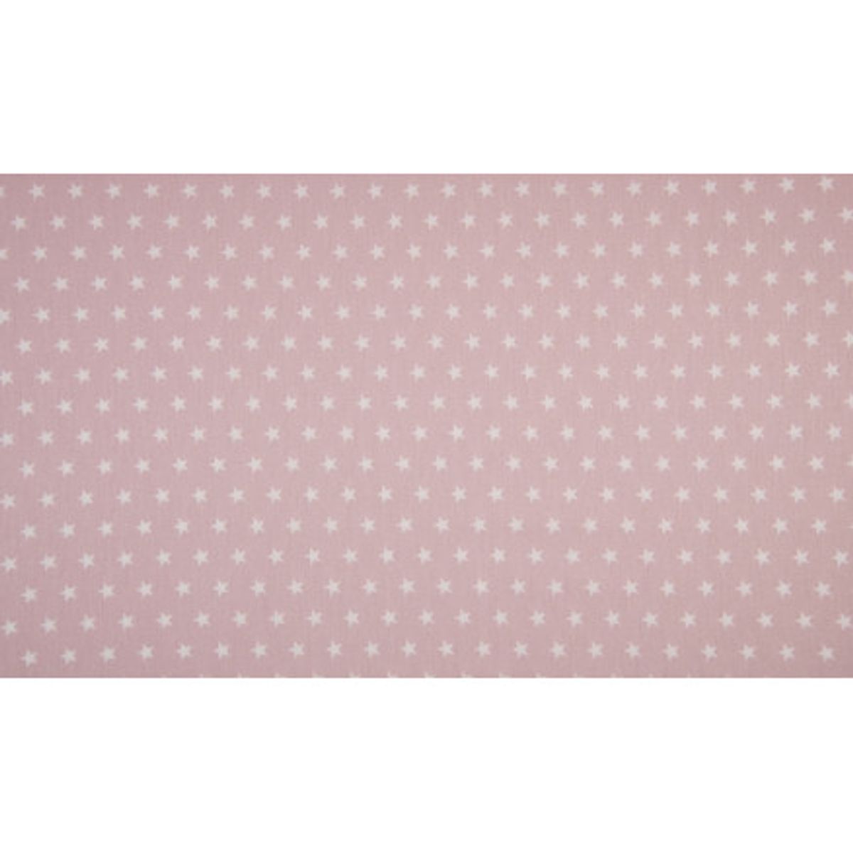 Minimals Bomuldspoplin Stof Print 111 Star Dusty Pink 145cm - 50cm