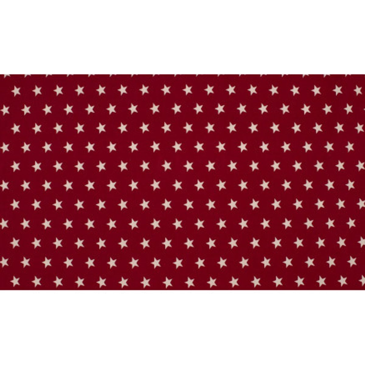 Minimals Bomuldspoplin Stof Print 118 Star Bordo 145cm - 50cm