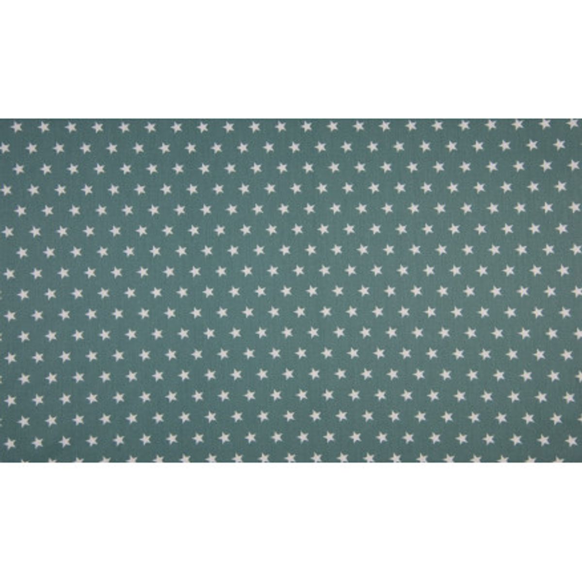 Minimals Bomuldspoplin Stof Print 123 Star Dusty Green 145cm - 50cm