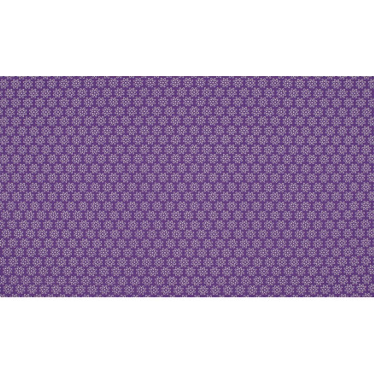 Minimals Bomuldspoplin Stof Print 243 Daisy Purple 145cm - 50cm