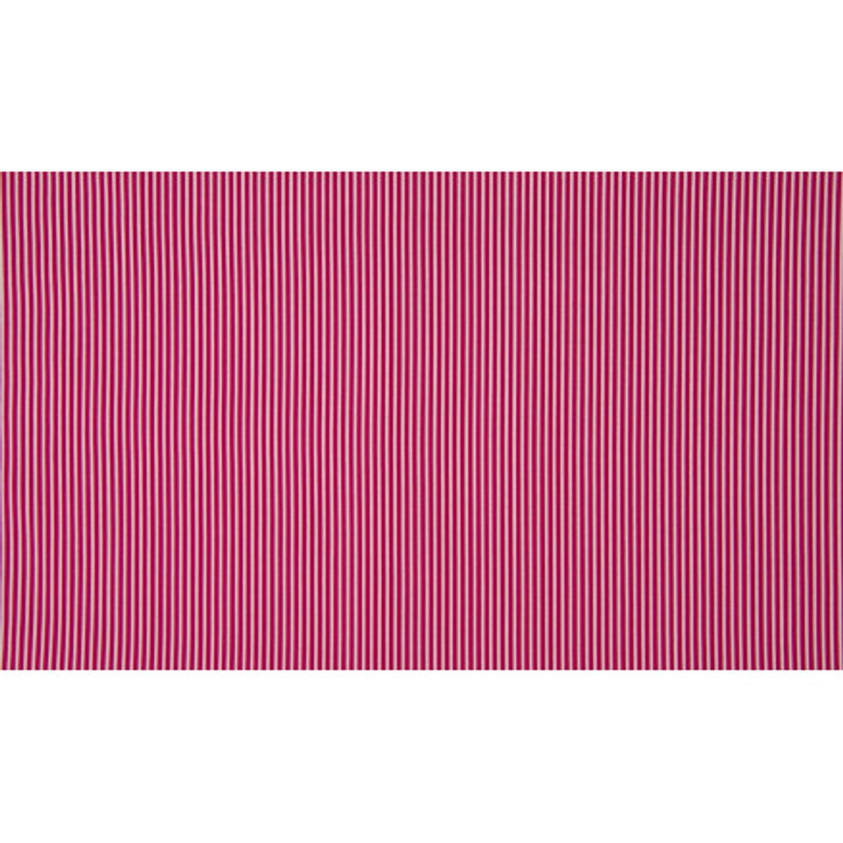 Minimals Bomuldspoplin Stof Print 317 Stripe Fuchsia 145cm - 50cm