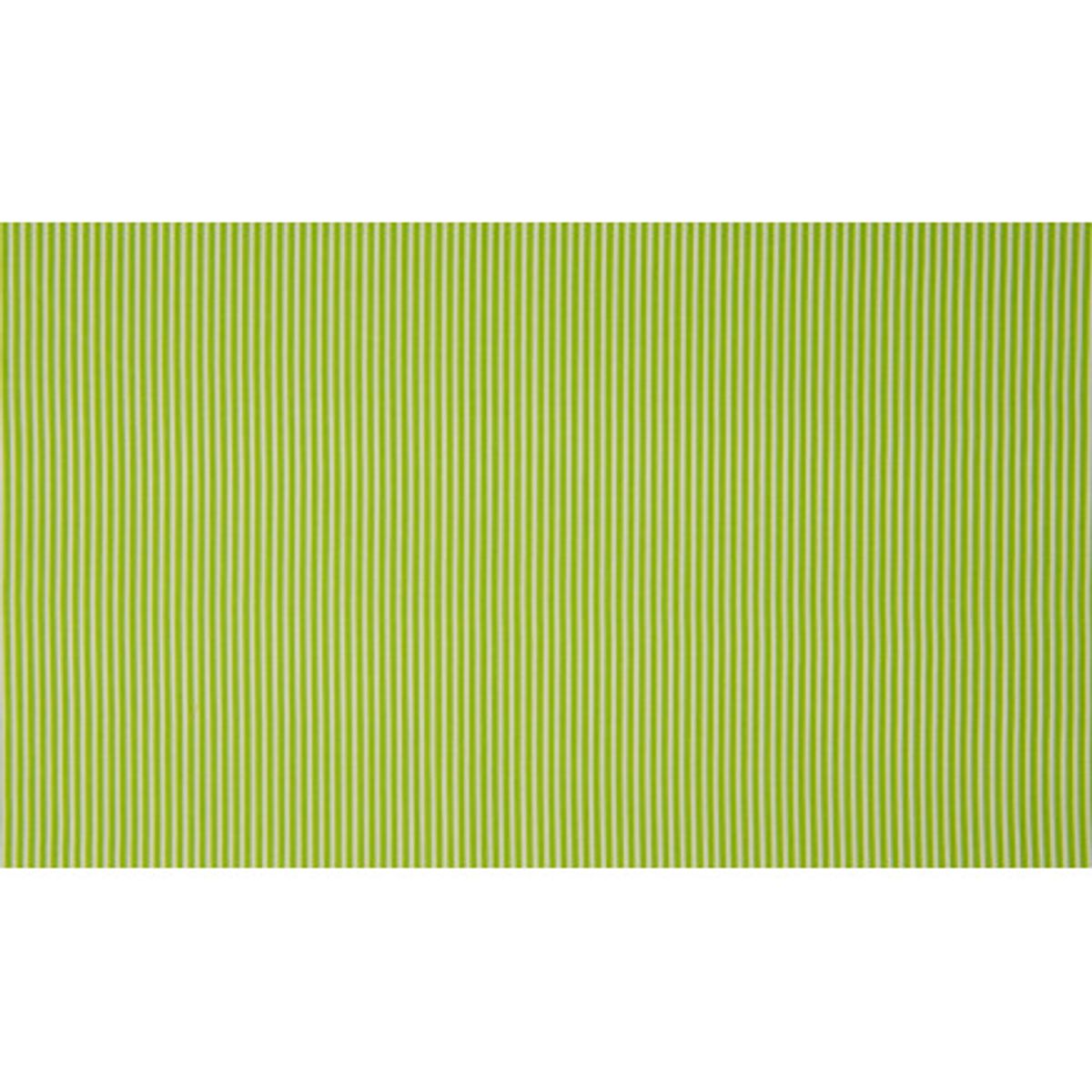 Minimals Bomuldspoplin Stof Print 324 Stripe Lime 145cm - 50cm