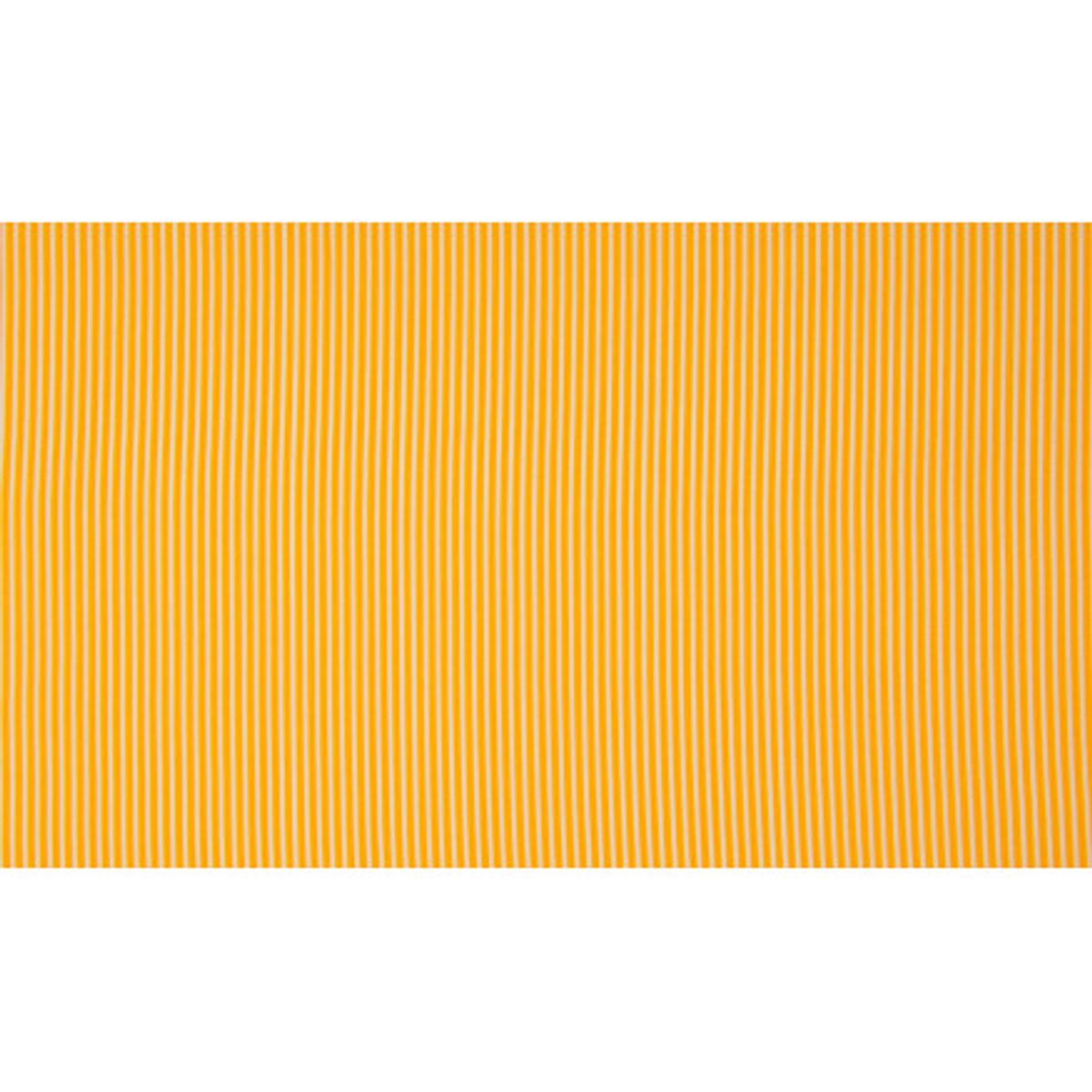 Minimals Bomuldspoplin Stof Print 331 Stripe Yellow 145cm - 50cm