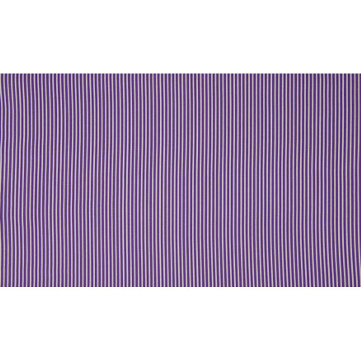 Minimals Bomuldspoplin Stof Print 343 Stripe Purple 145cm - 50cm