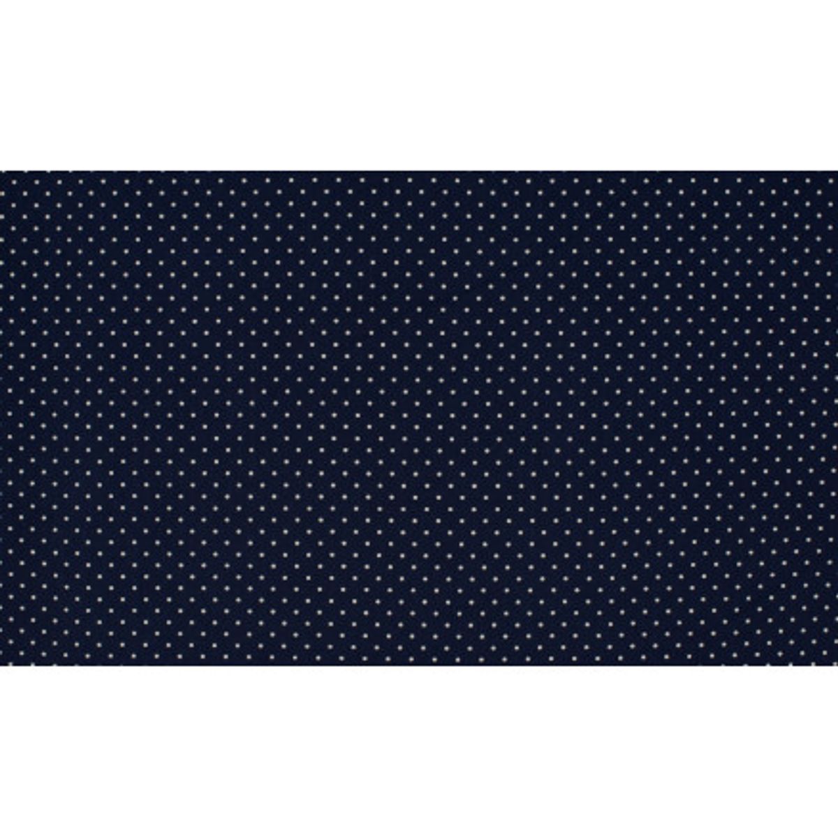 Minimals Bomuldspoplin Stof Print 408 Small Dot Navy 145cm - 50cm