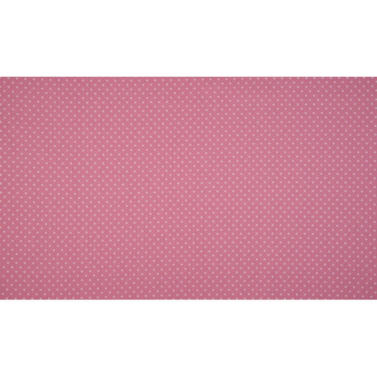 Minimals Bomuldspoplin Stof Print 413 Small Dot Old Rose 145cm - 50cm