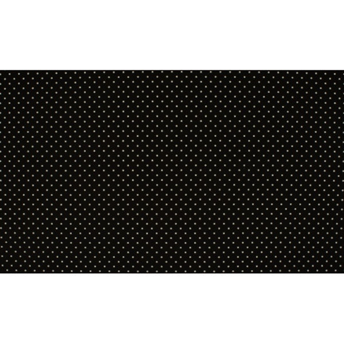 Minimals Bomuldspoplin Stof Print 469 Small Dot Black 145cm - 50cm