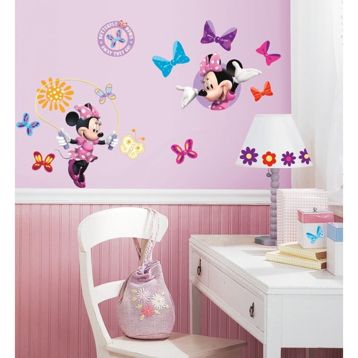 Minnie Mouse Bow-tique Wallstickers