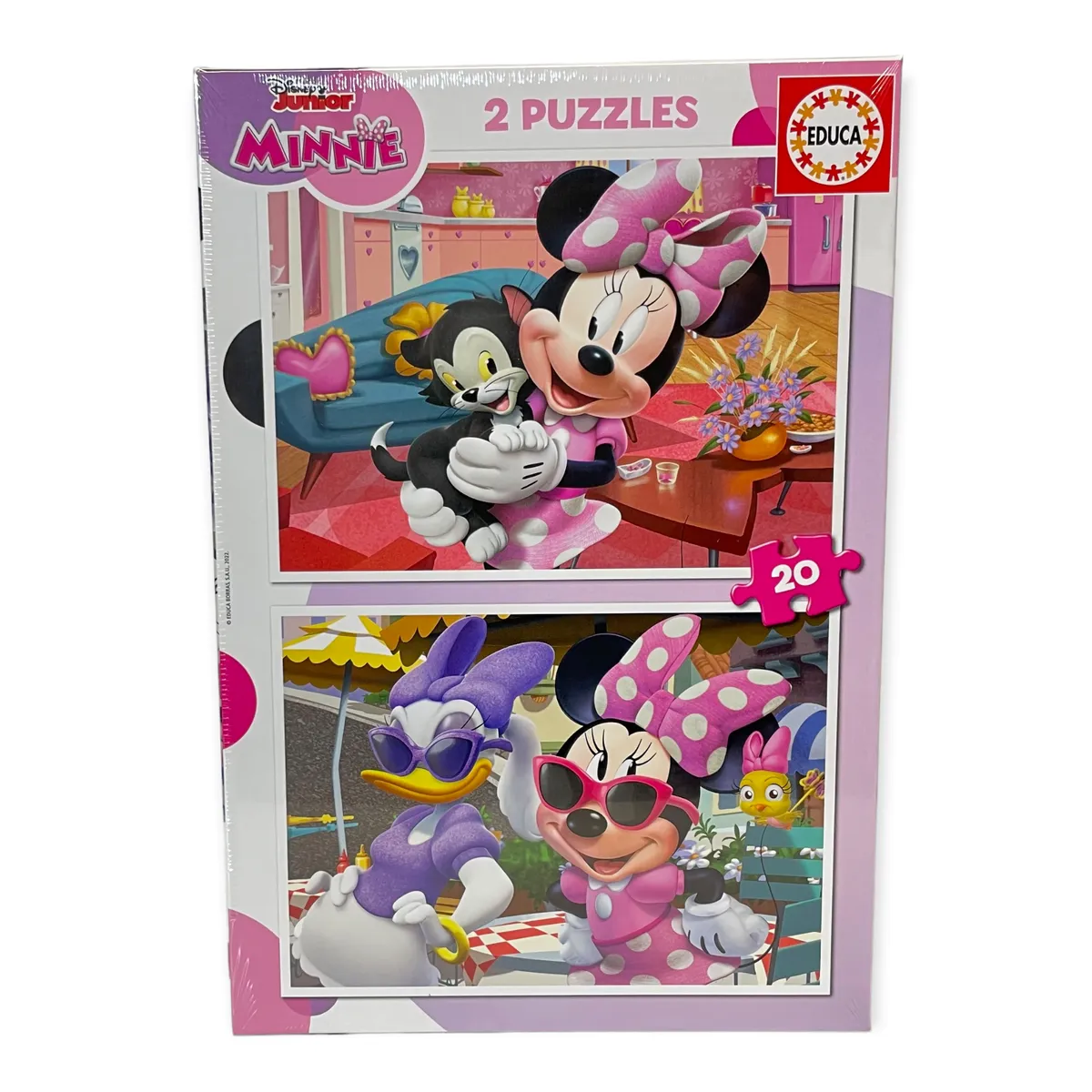 Minnie Mouse Puslespil Disney 2x20 Brikker