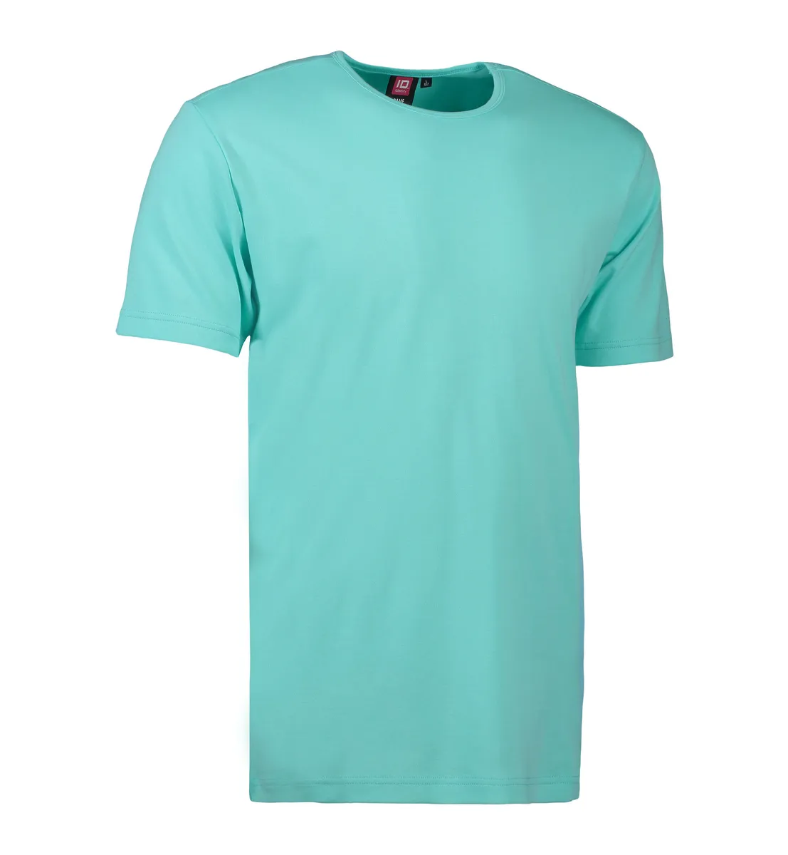 Mint farvet t-shirt med rund hals til mænd - 2XL