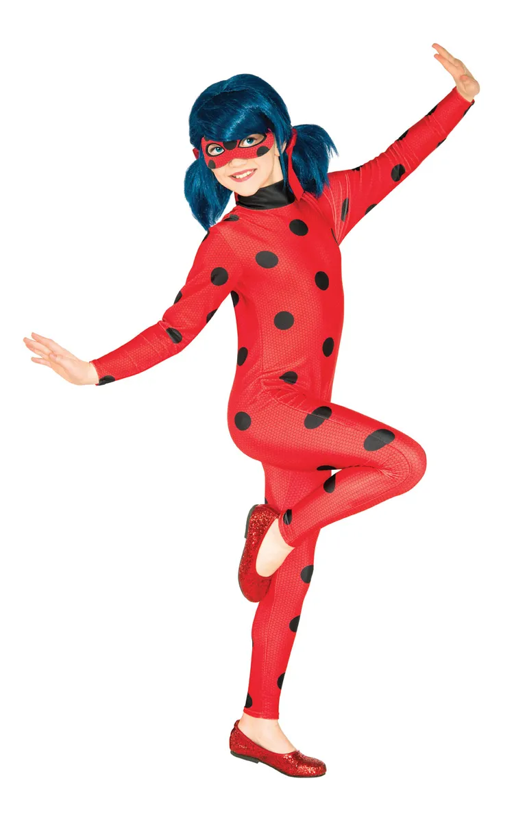 Miraculous Ladybug udklædningstøj(Str. 140/9-10 (XL))