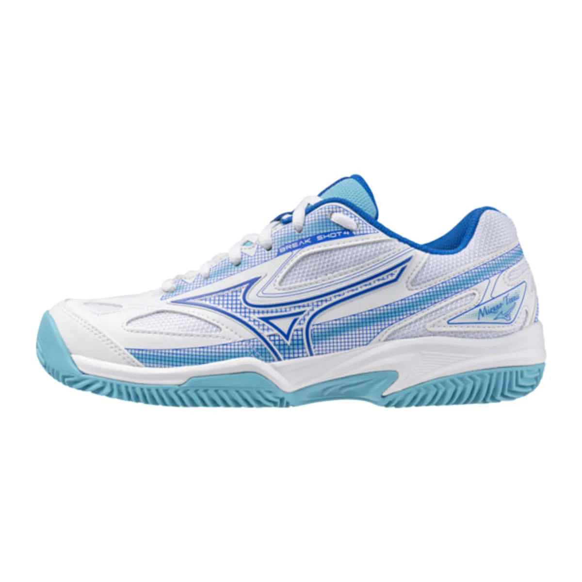 Mizuno Break Shot 4 CC Women (White/Mugen Blue/River Blue) - 38.5