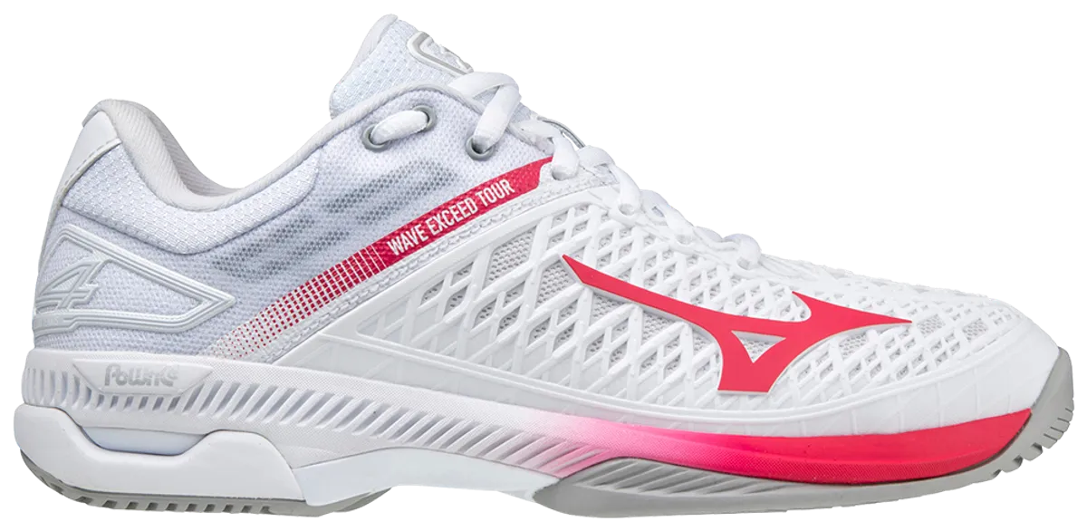 Mizuno Exceed Tour 4 AC Women (Hvid/Rød) - 37