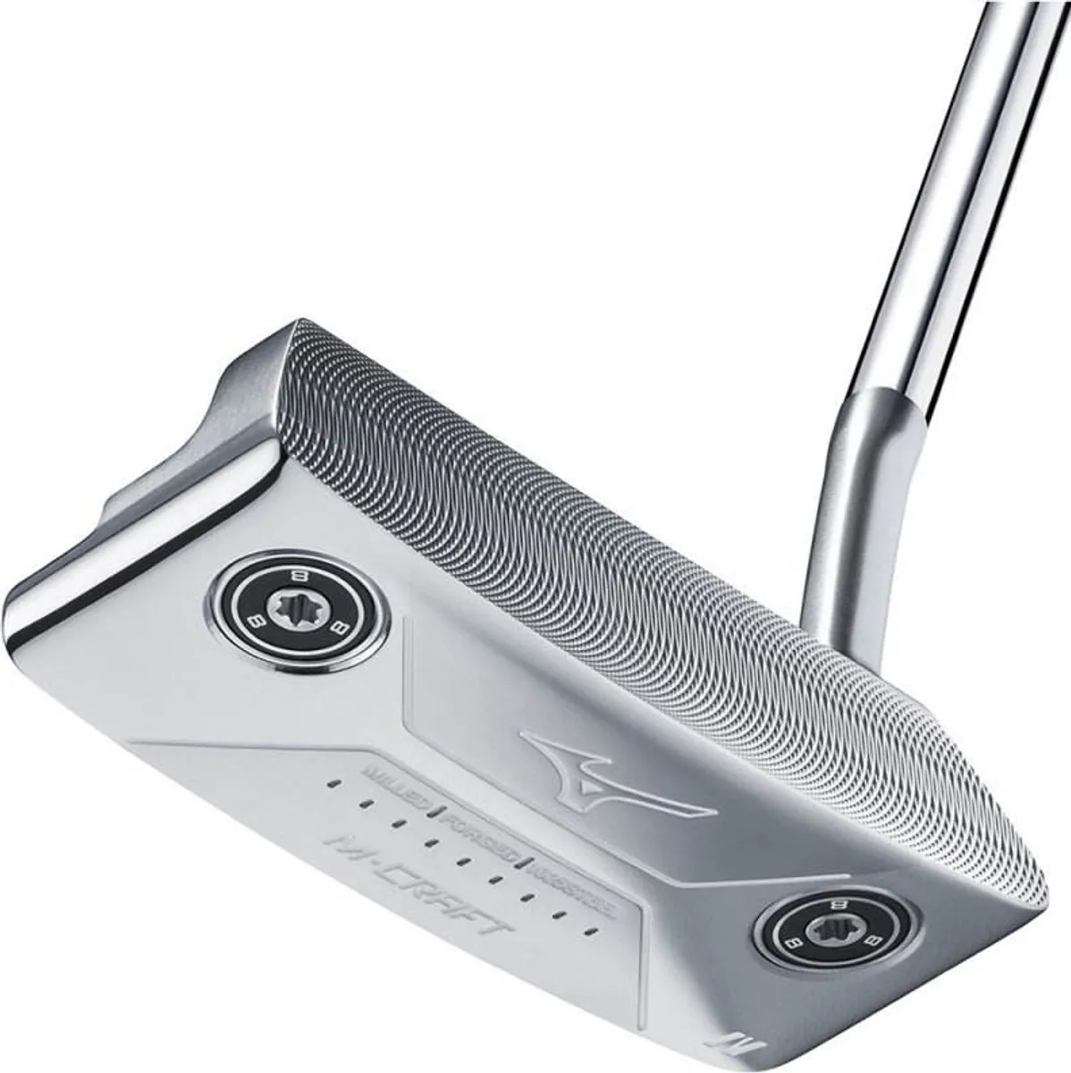 Mizuno M-Craft 4 Slant Neck Herre Putter - Chrome - Højre - Str. 34" - Mizuno Deep Etched (2021) Standard Blue