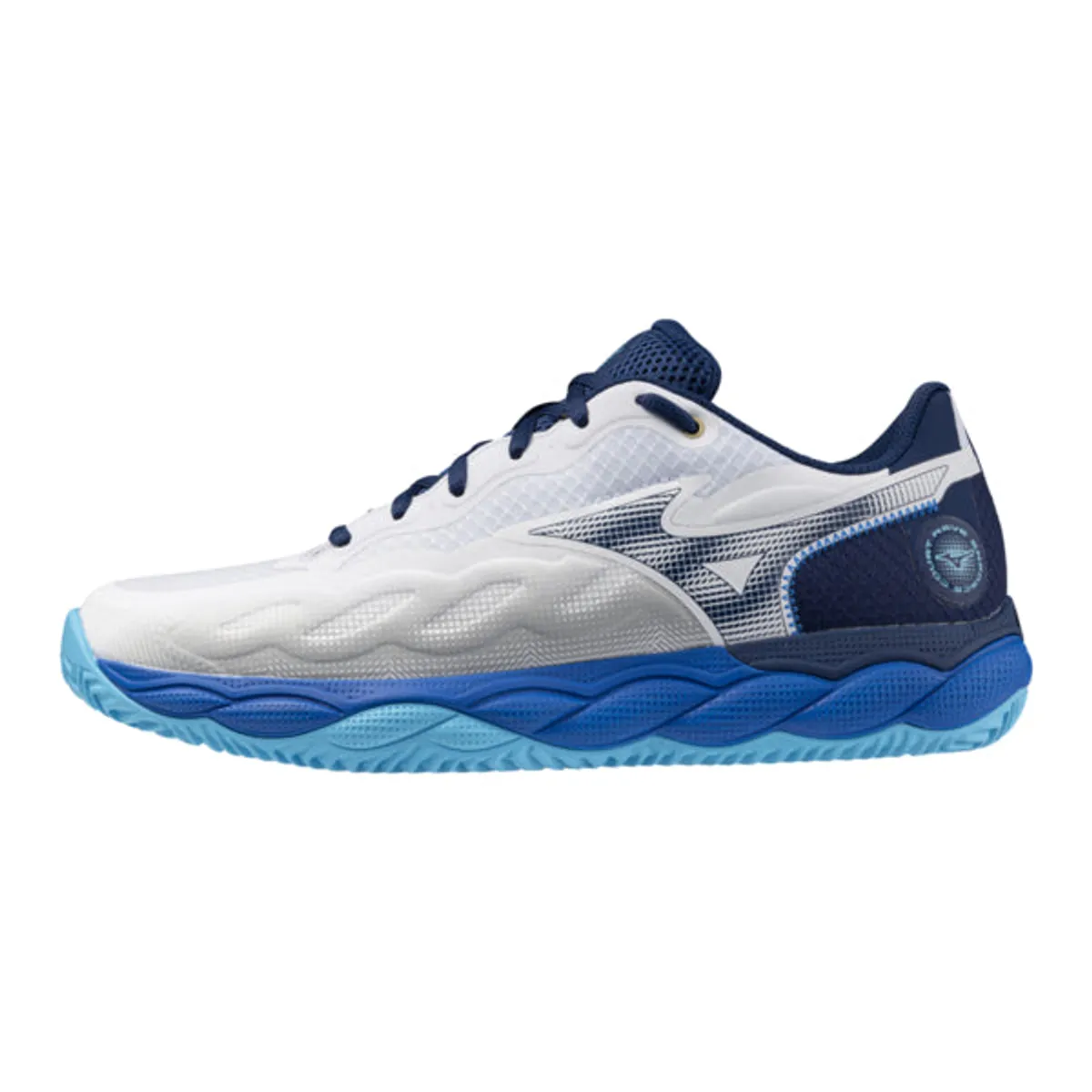 Mizuno Wave Enforce Court CC (White/Estate Blue/River Blue) - 41