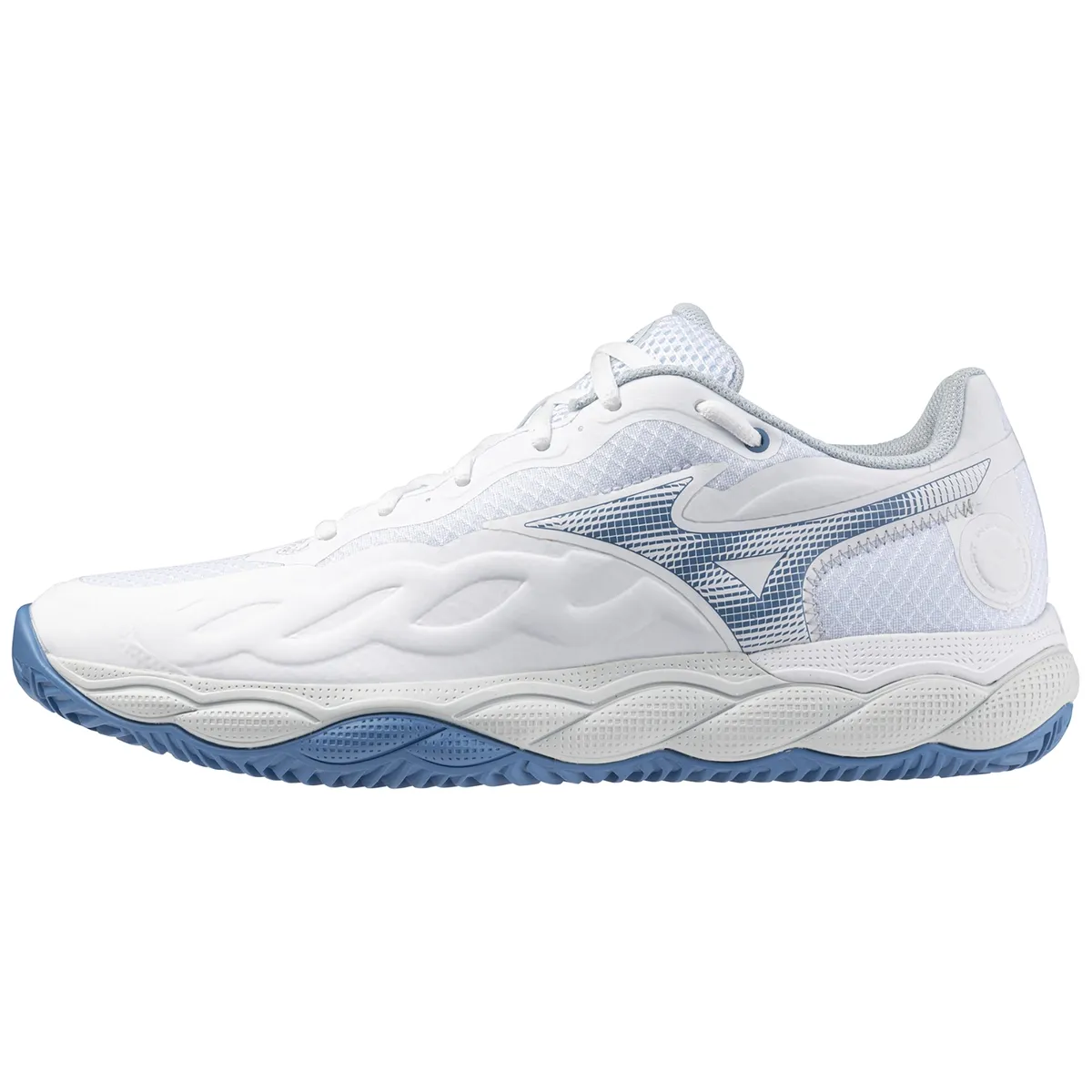 Mizuno Wave Enforce Court CC Women White/Parisian Blue