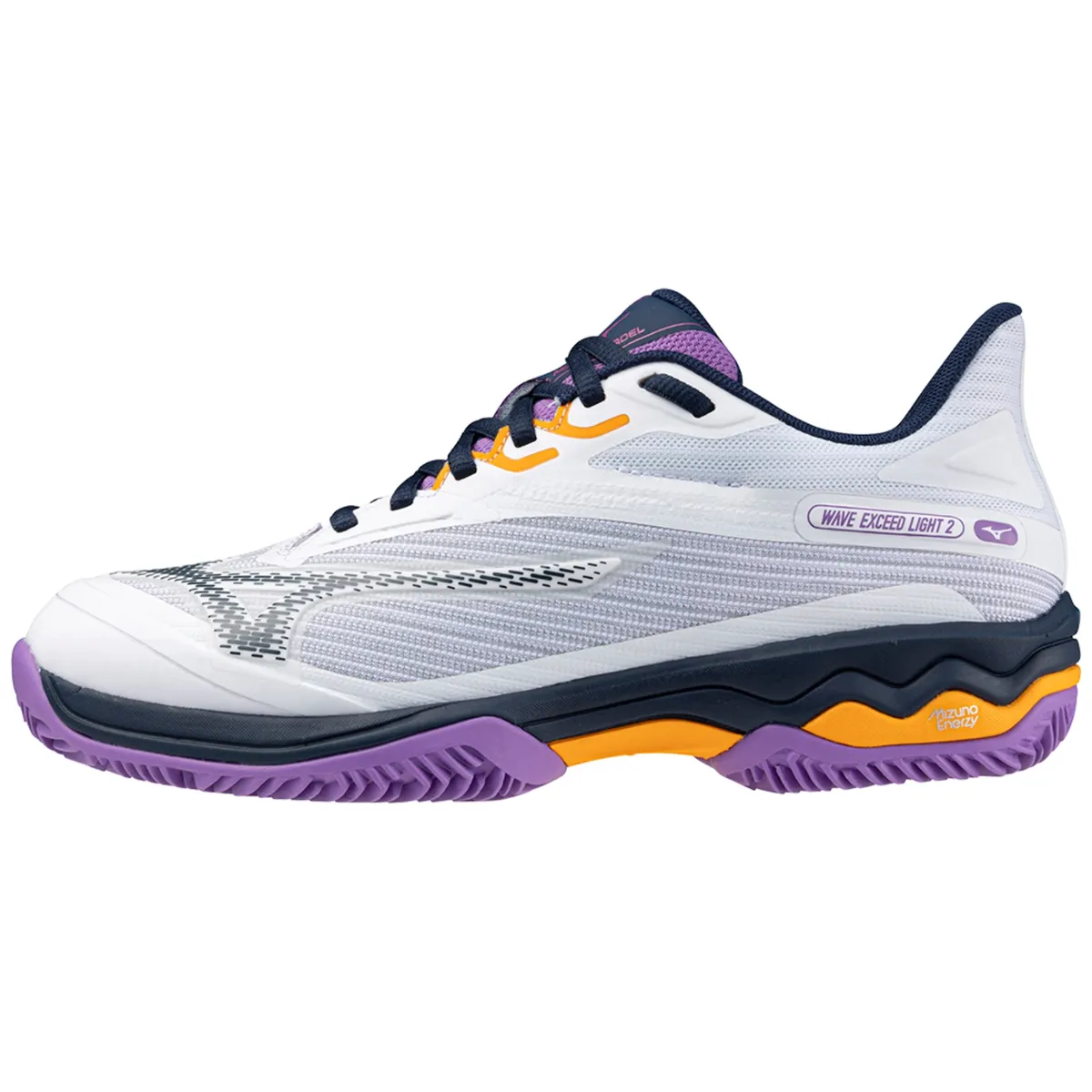 Mizuno Wave Exceed Light 2 Padel Women White/Dress Blues/Hyacinth