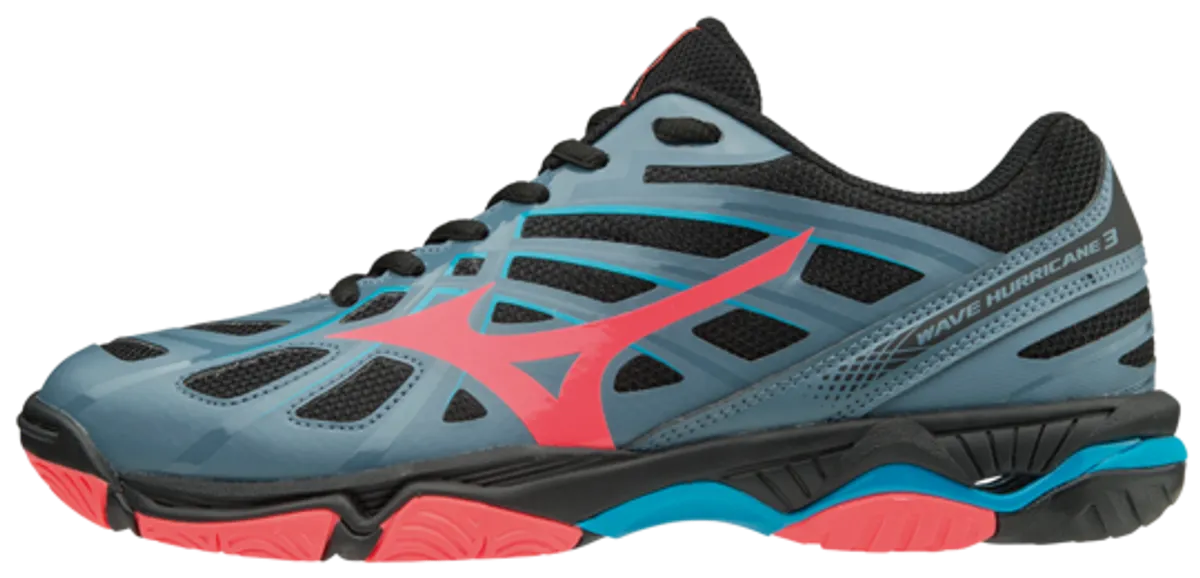 Mizuno Wave Hurricane 3 (Grå/Pink) - 36,5