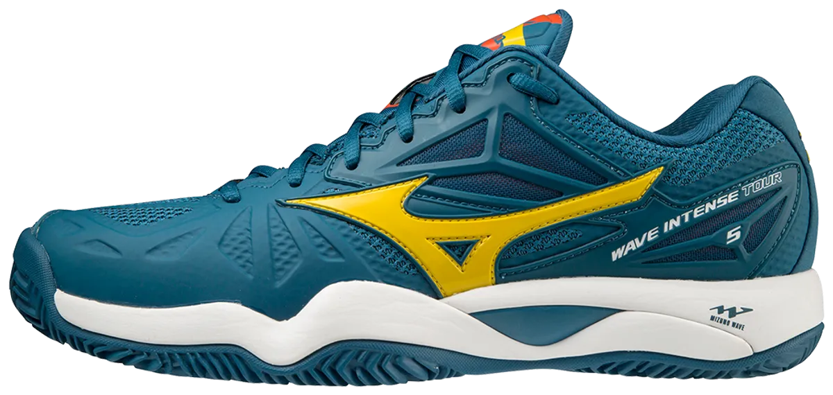 Mizuno Wave Intense Tour 5 CC (Mens, Petroleum Grøn) - 40.5