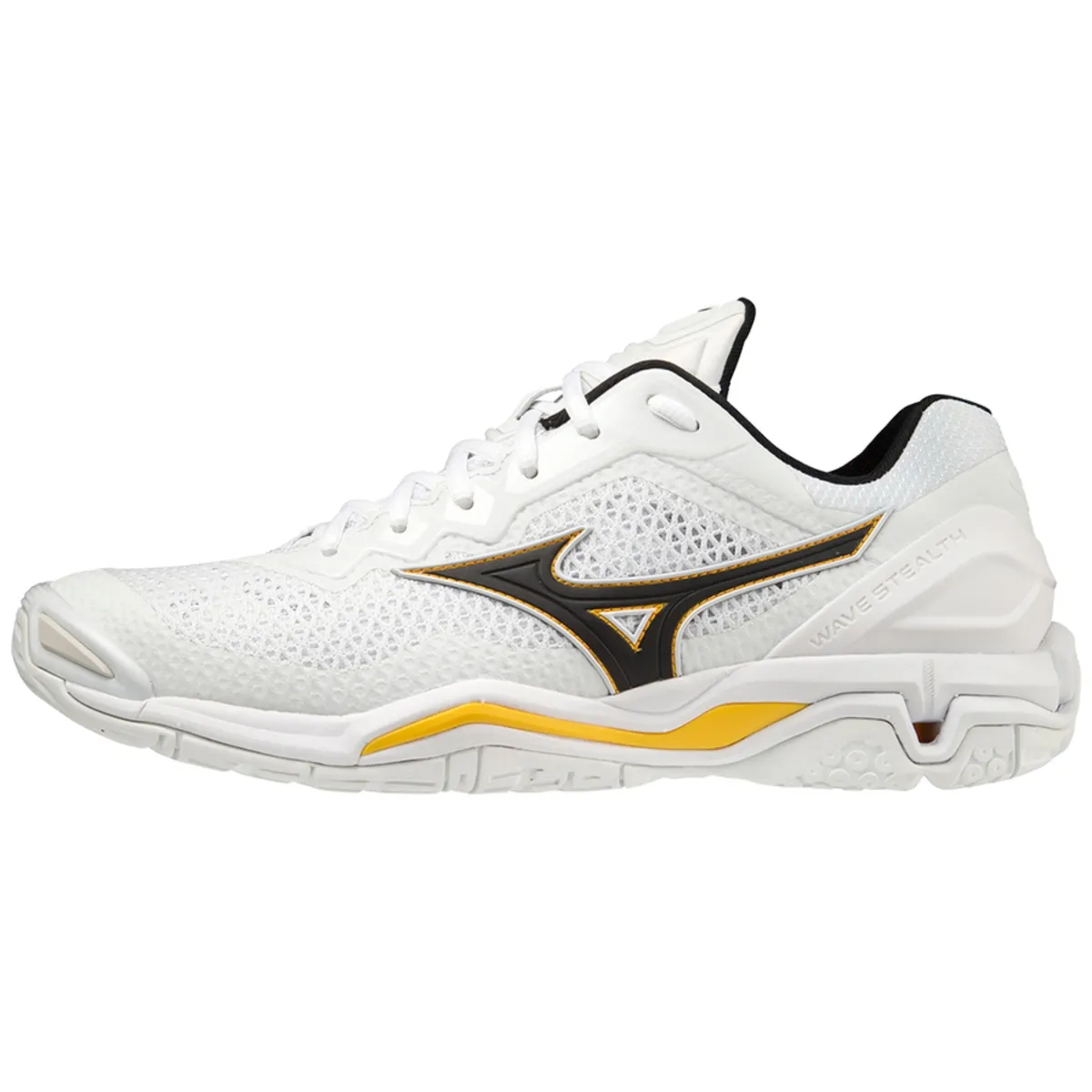 Mizuno Wave Stealth V White/Yellow