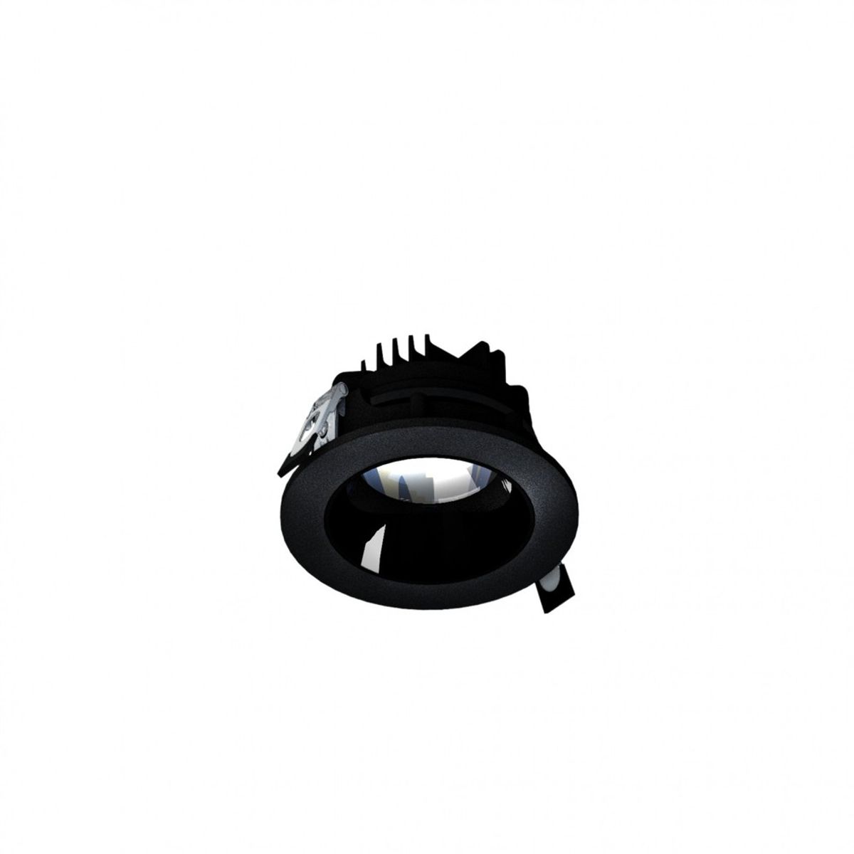 Model S Downlight 8W - justerbar lysretning, uden lyskilde, 30 °, 95x45 mm, sort