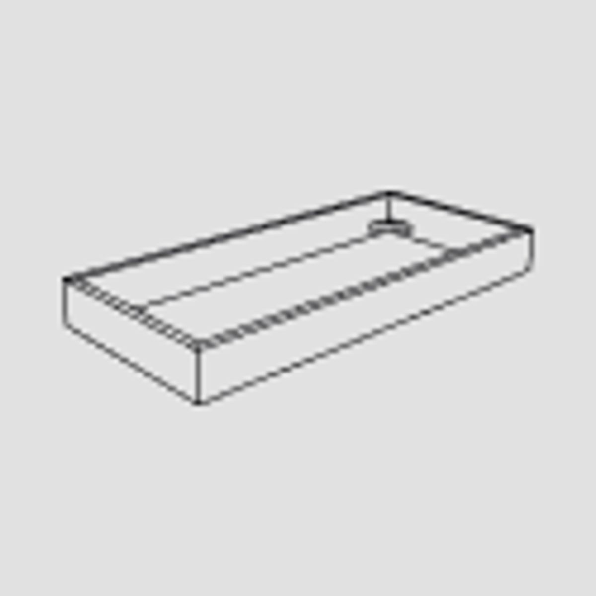 Module 1, High base, Oiled, Depth 26 cm