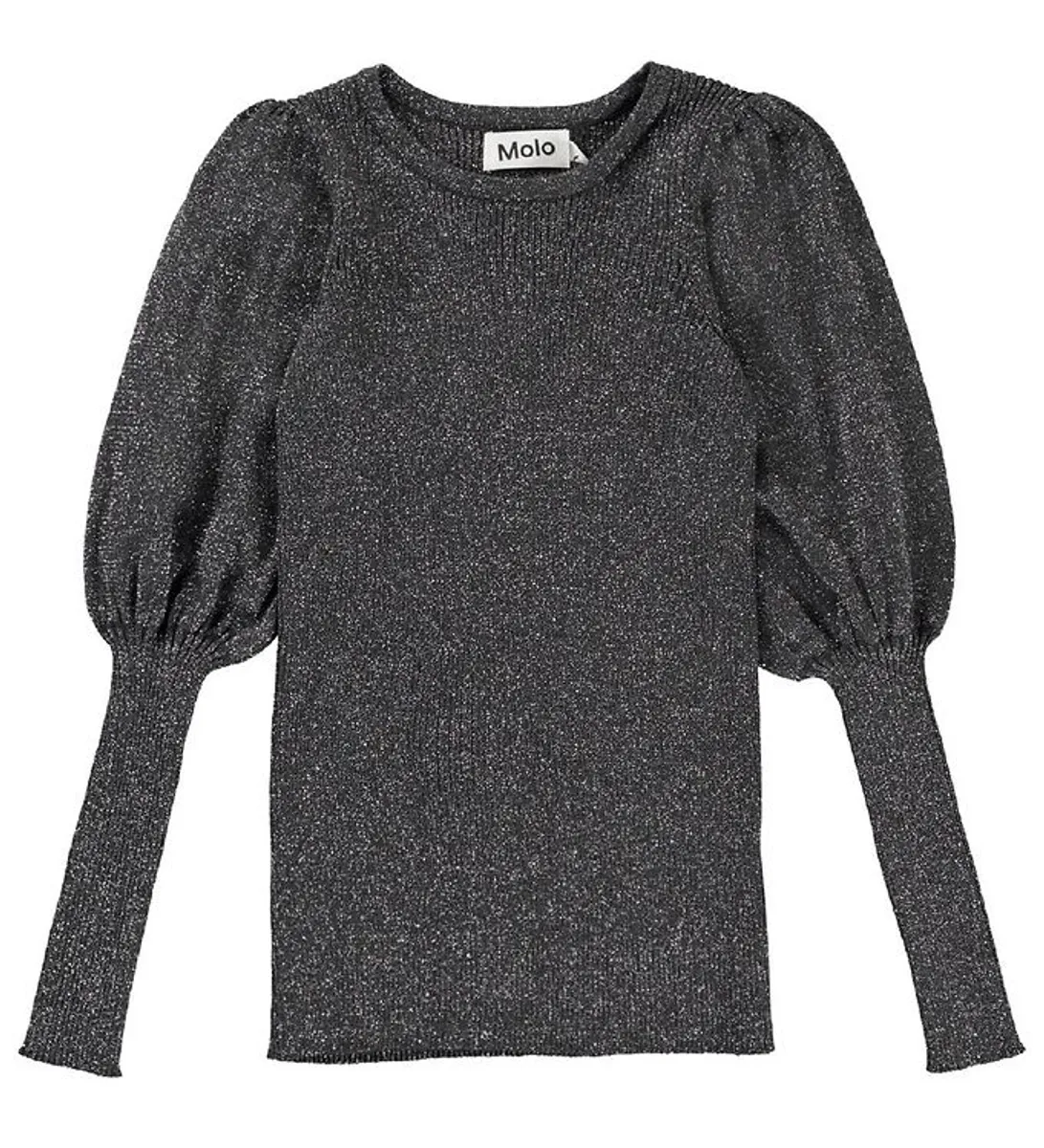 Molo Bluse - Strik - Glenda - Space Grey