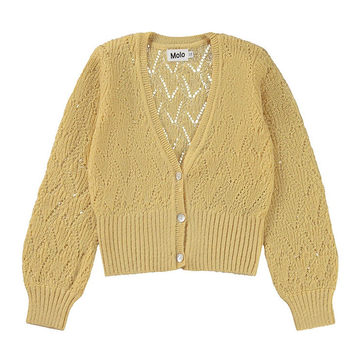 Molo Cardigan - Uld/Polyester - Glory - Pale Sun