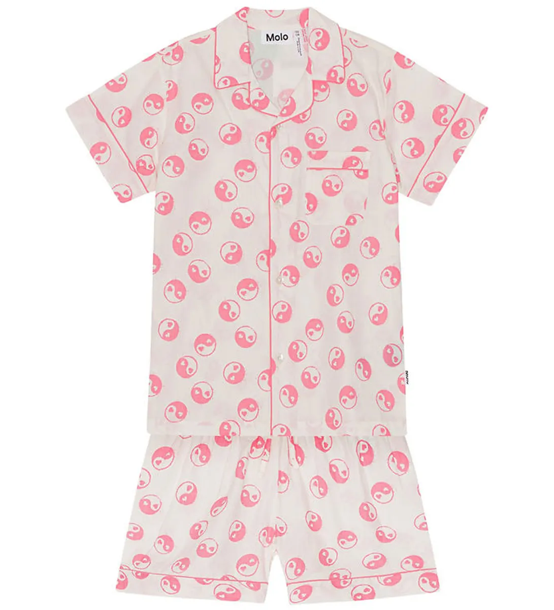 Molo Nattøj - T-shirt/Shorts - Lexi - Yin Yang Confetti