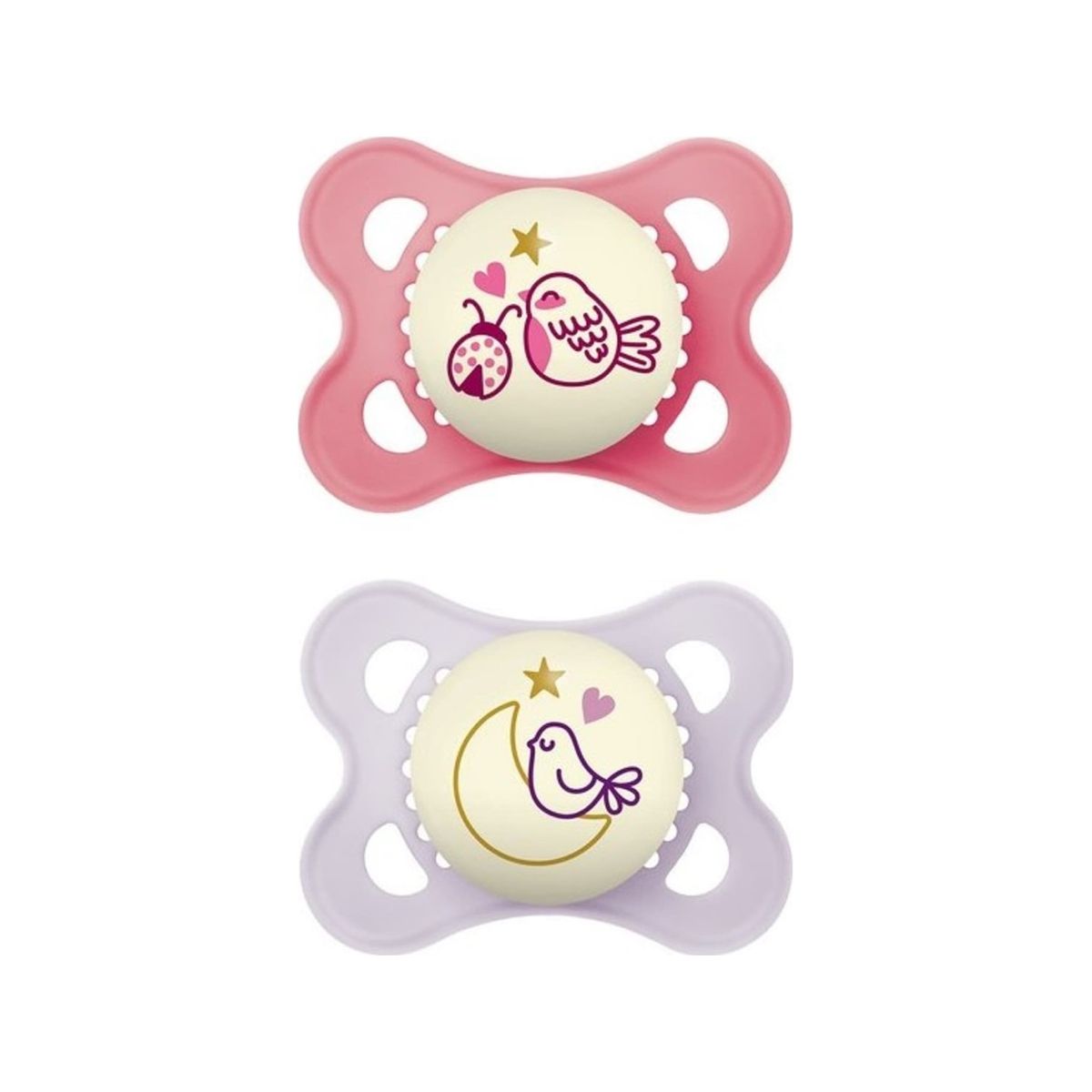 Mom-2-6 Pacifier Orginalplanet Love Girl