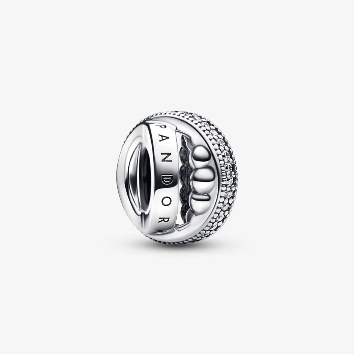 Moments Logo Sterling Sølv Charm fra Pandora 792317C01