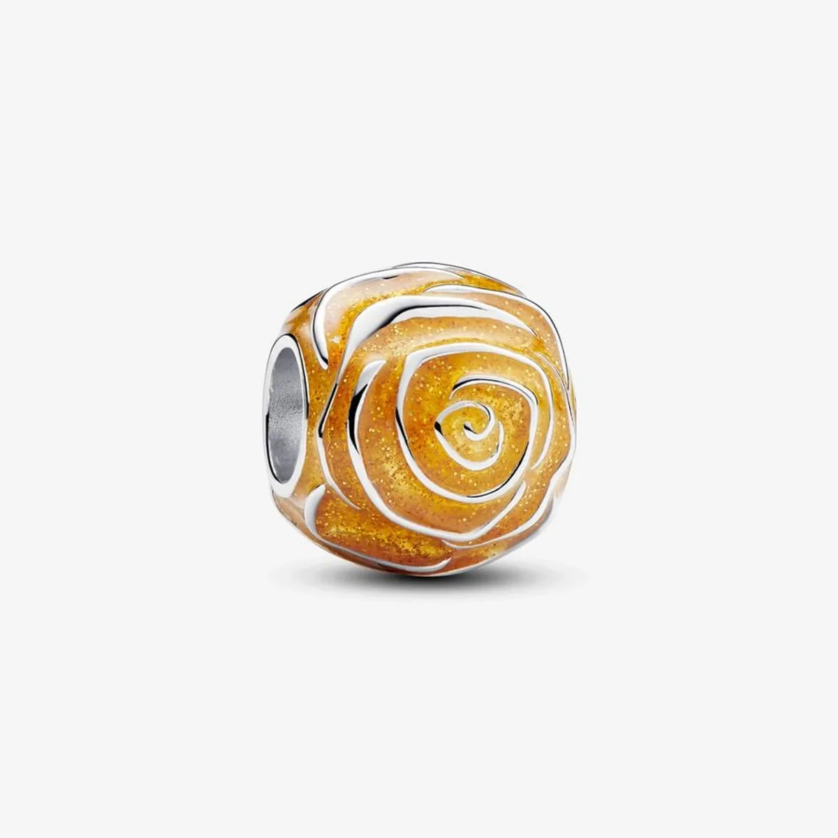 Moments Rose In Bloom Sterling Sølv Charm fra Pandora