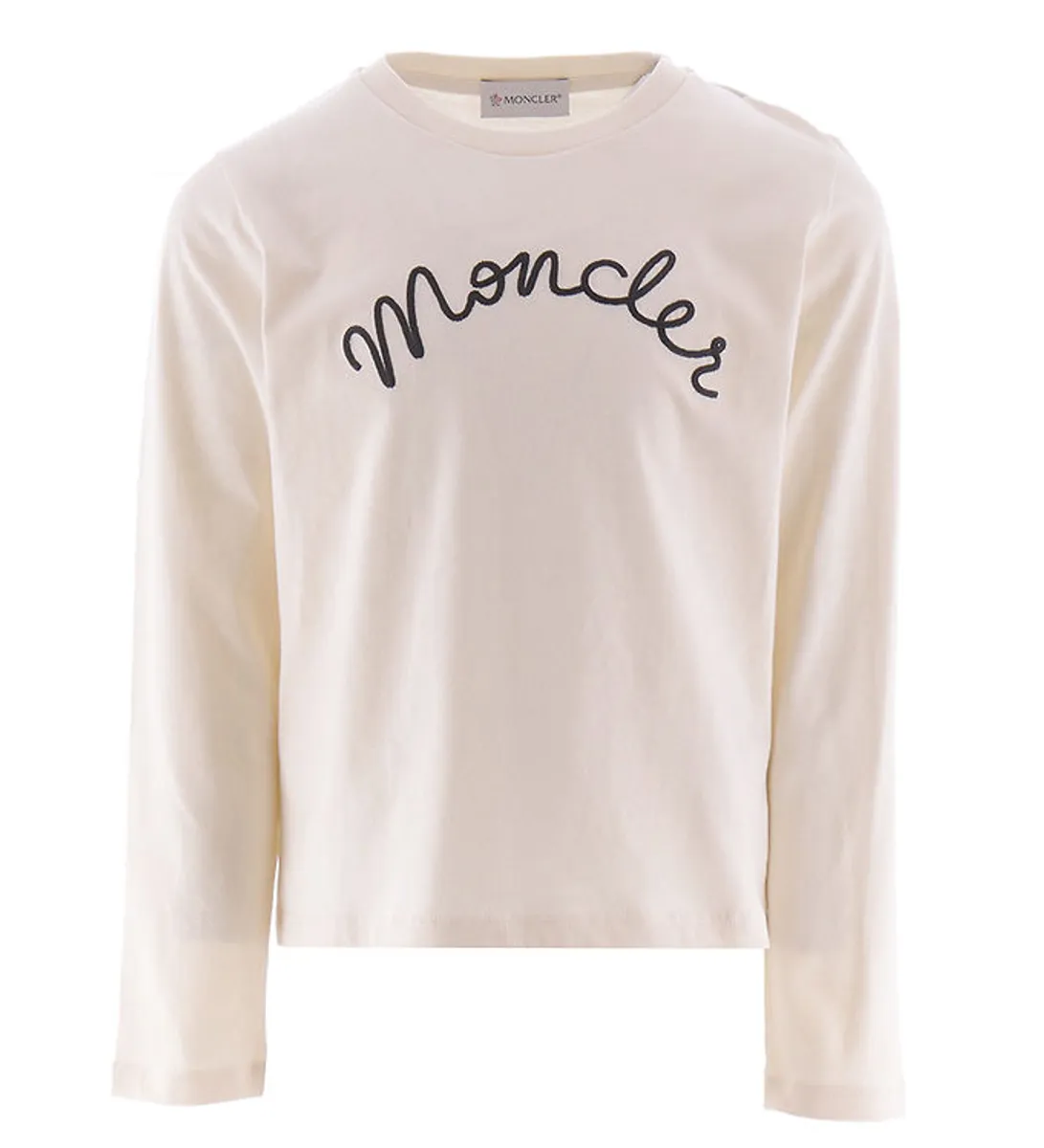 Moncler Bluse - Cream m. Broderi