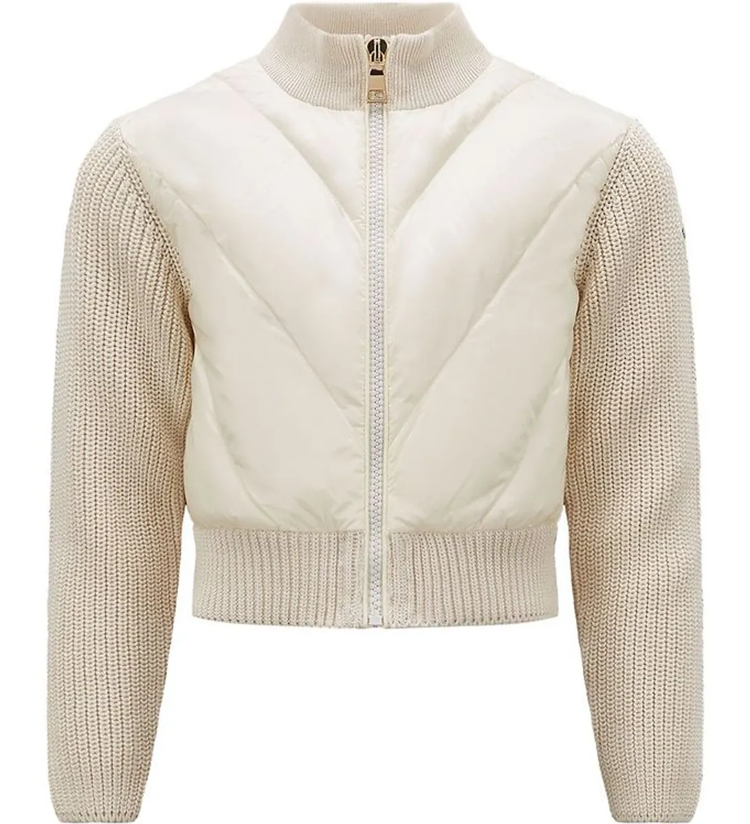 Moncler Cardigan - Strik/Dun - Off White