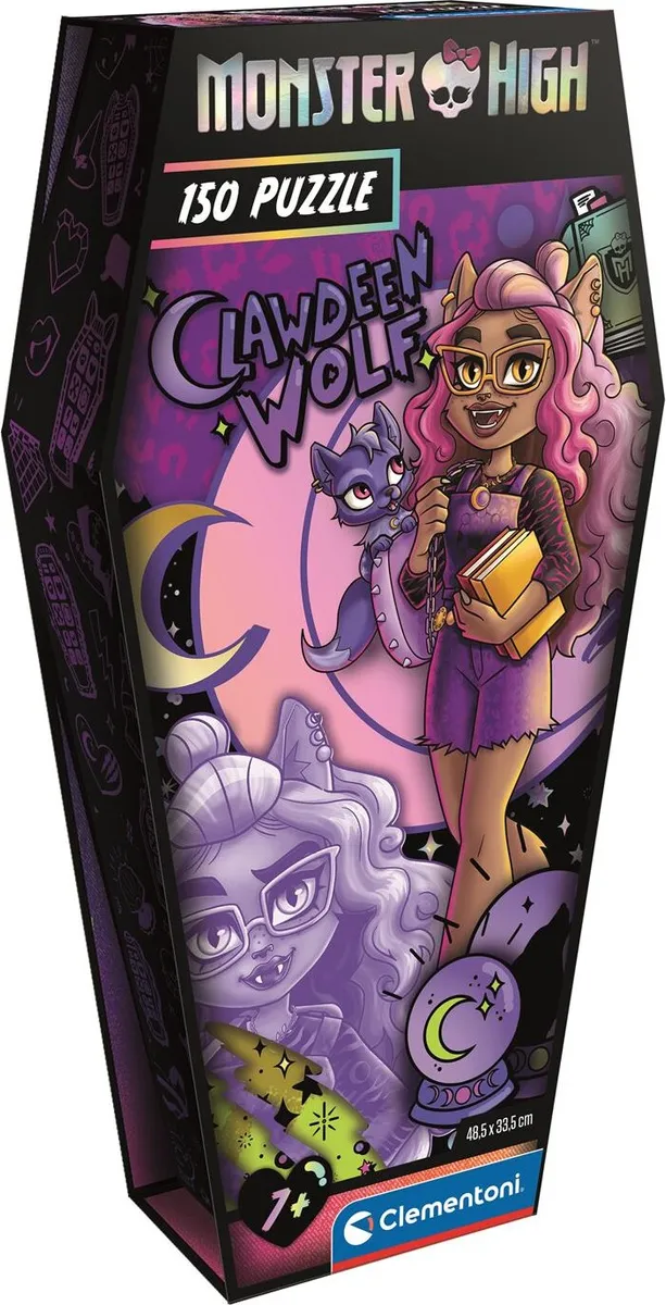 Monster High Puslespil - Clawdeen Wolf - 150 Brikker - Clementoni