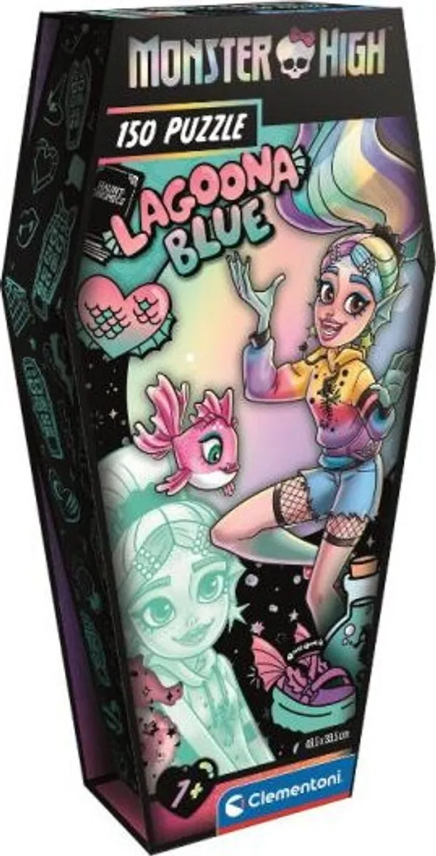 Monster High Puslespil - Lagoona Blue - 150 Brikker - Clementoni