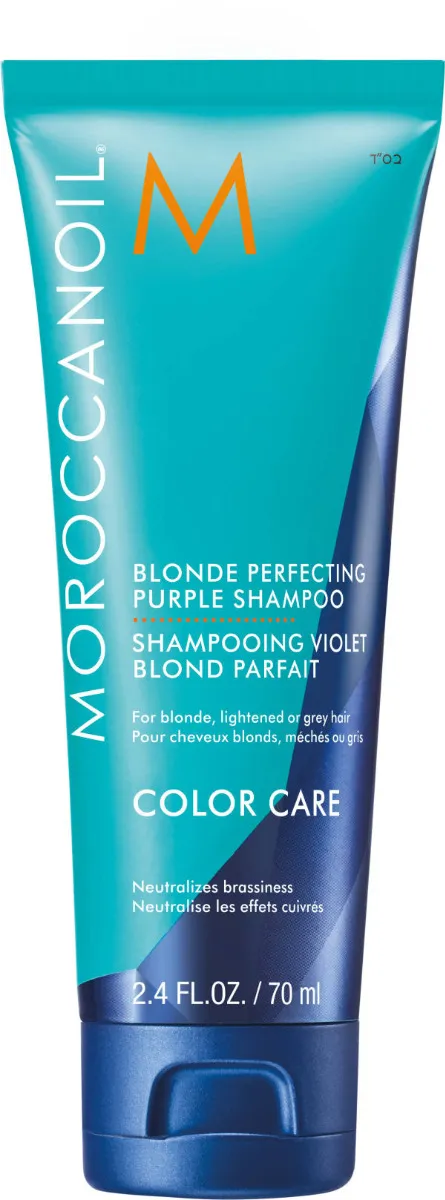 Moroccanoil color care blonde perfecting purple shampoo 70ml