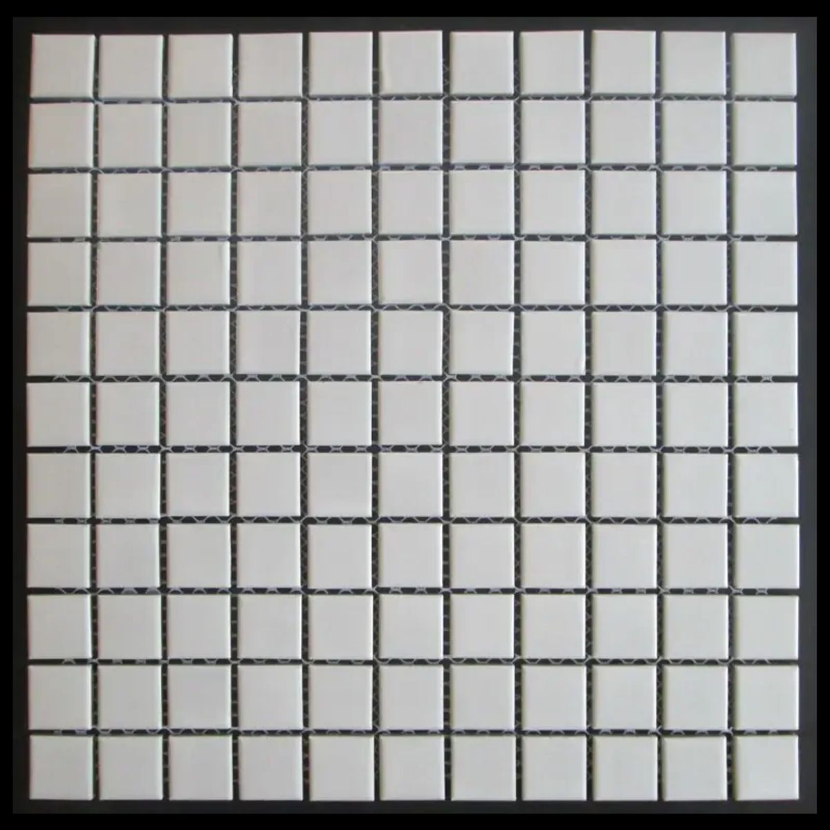 Mosaik Hvid Blank 23x23 mm