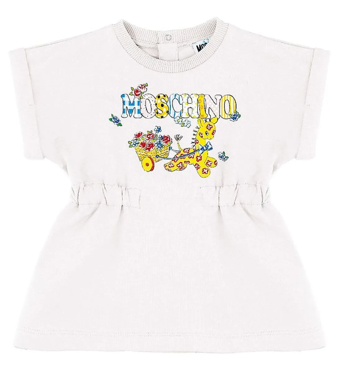 Moschino Kjole - Hvid m. Print