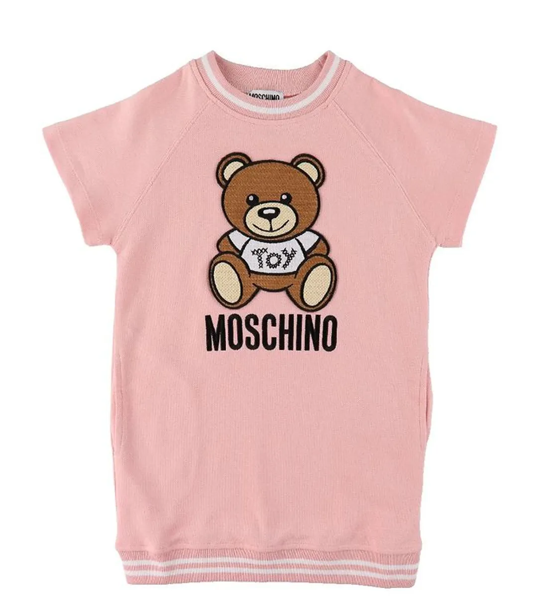 Moschino Kjole - Rosa m. Logo