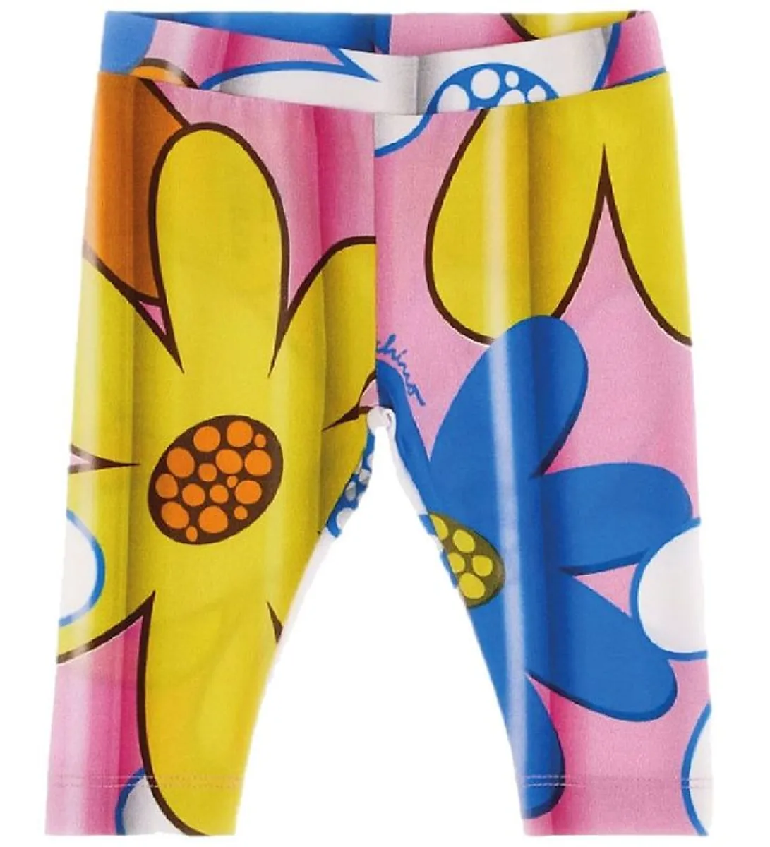 Moschino Leggings - Pink/Gul/Blå