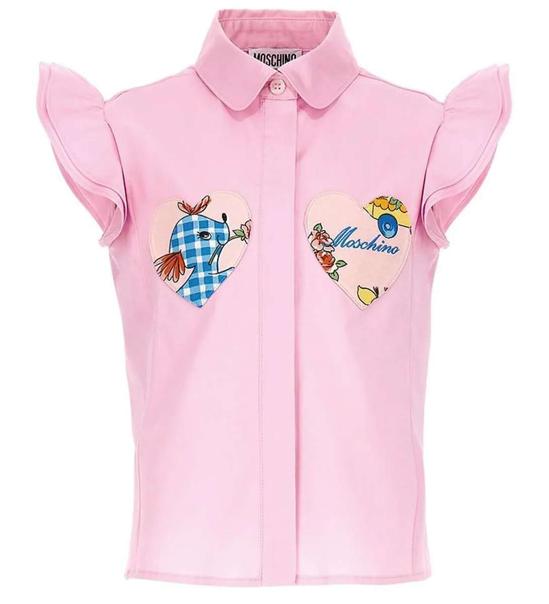 Moschino Skjorte - Rosa m. Hjerter