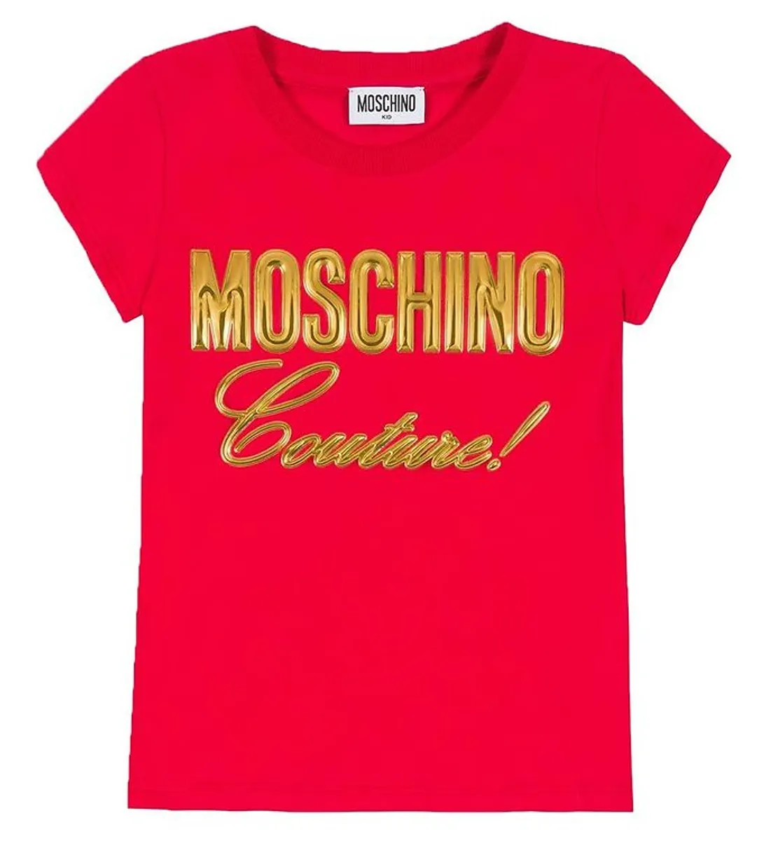 Moschino T-shirt - Rød m. Guld