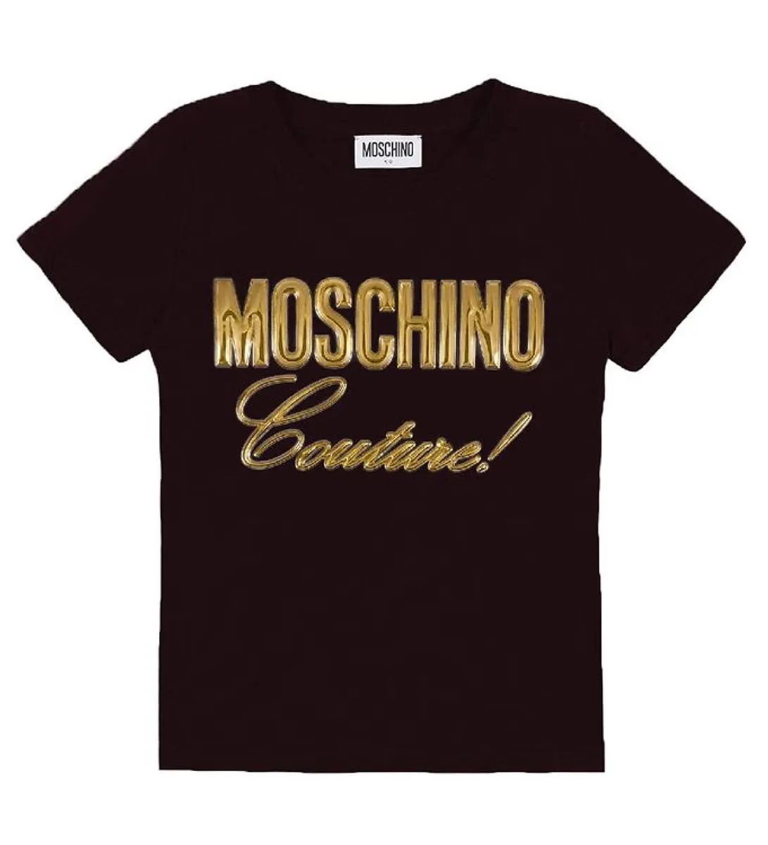 Moschino T-shirt - Sort m. Guld