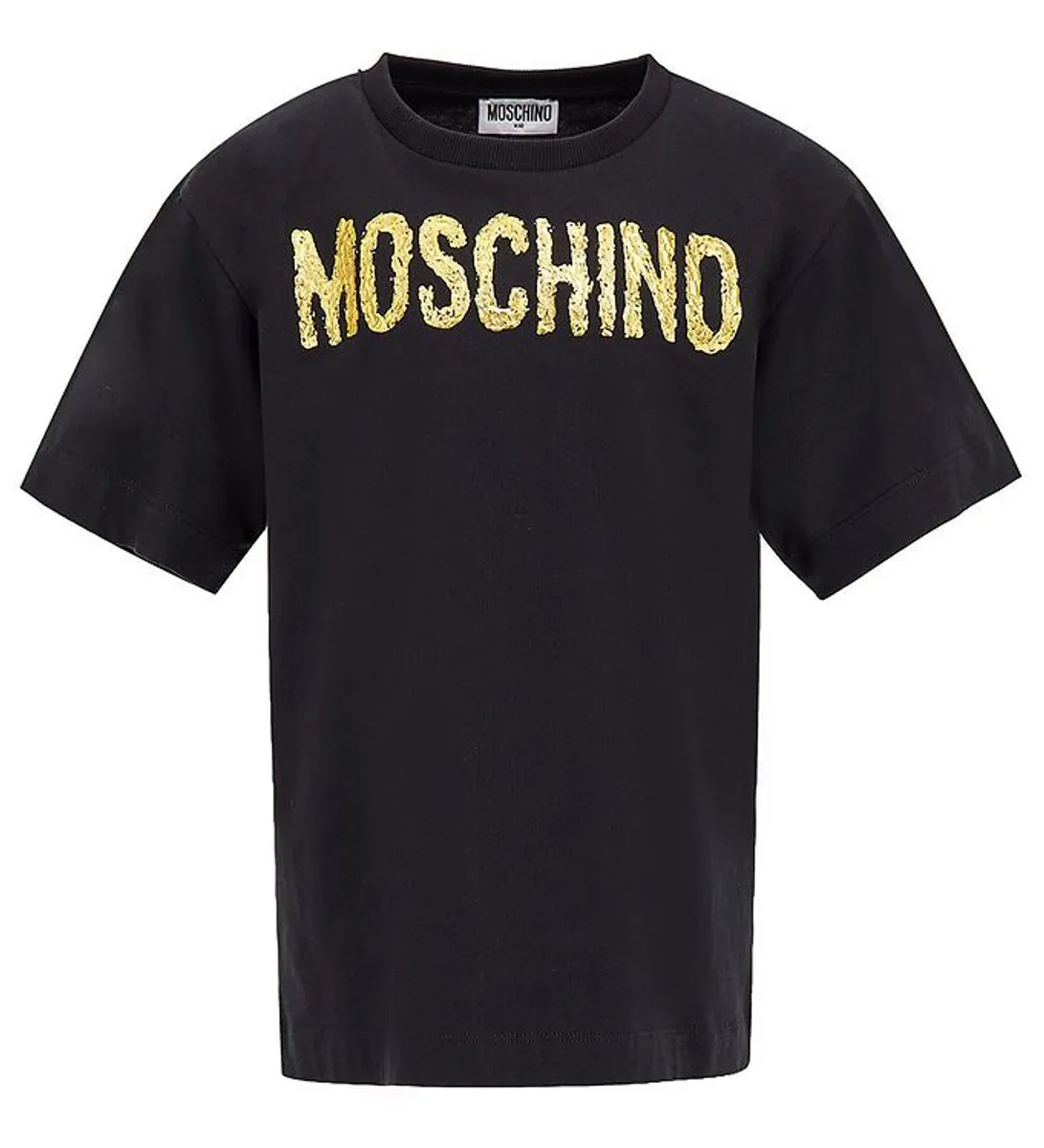 Moschino T-Shirt - Sort m. Guld