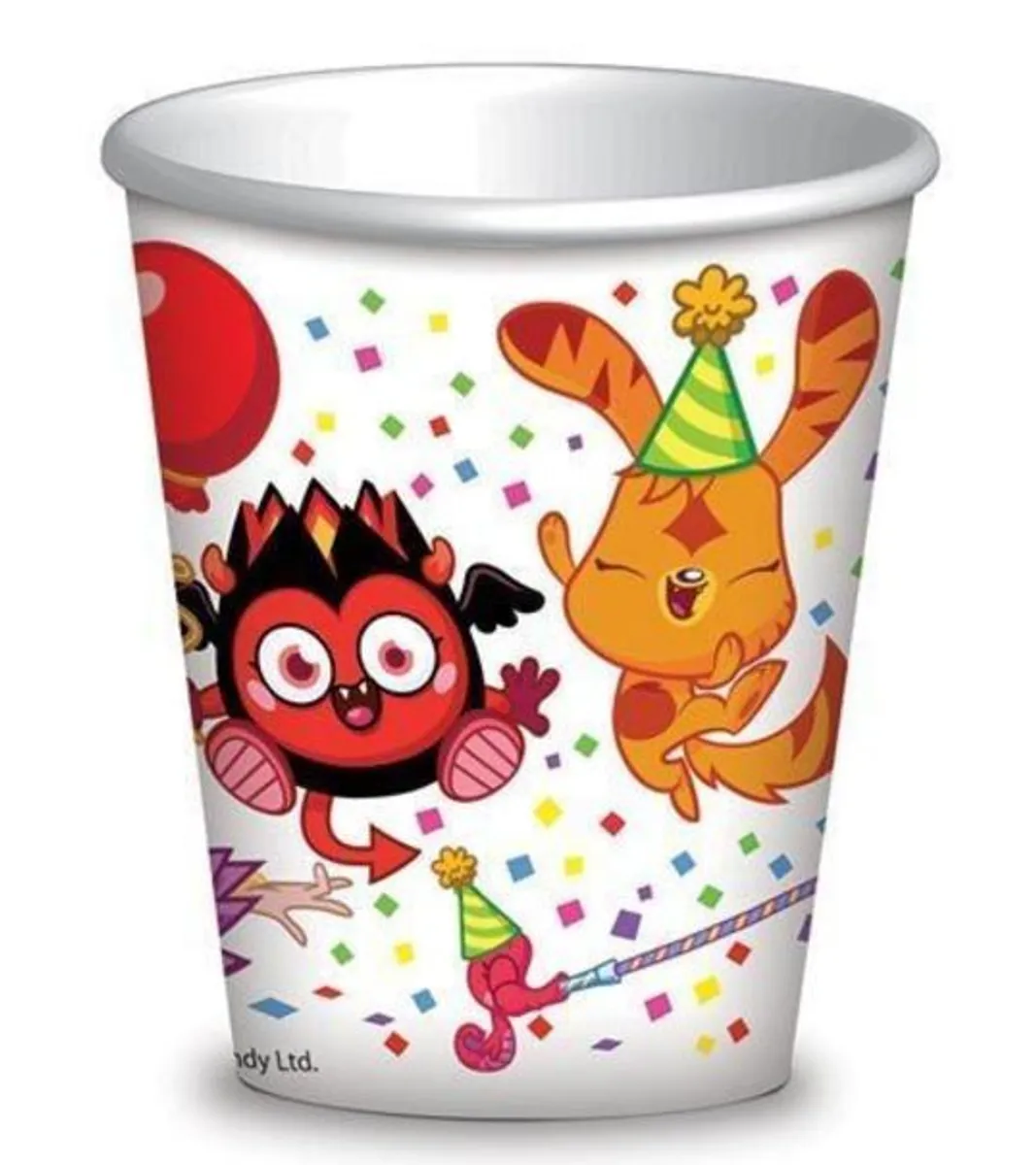 Moshi Monster: 8x Plastic Party Cups 260ml