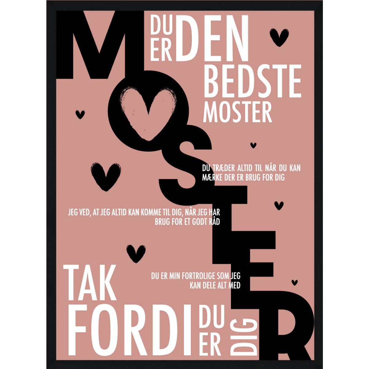 Moster plakat - Personlig plakat