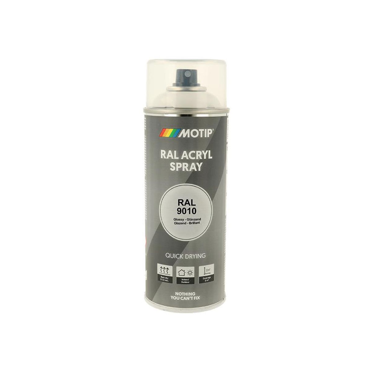 Motip - Ral 9010 - Lak - High gloss pure white