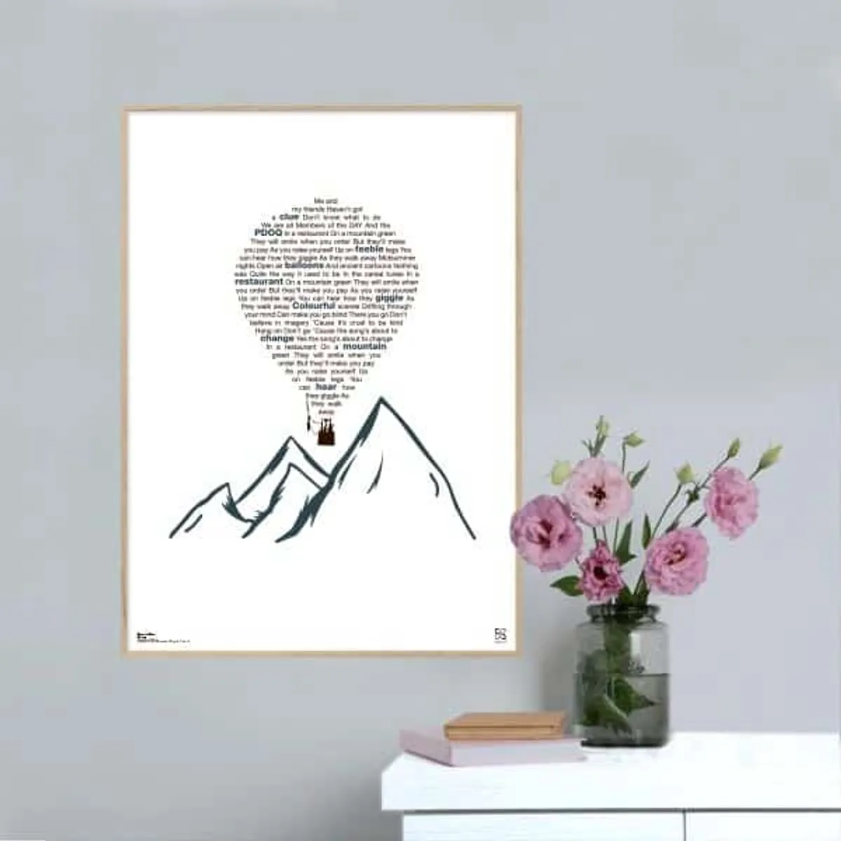 Mountain Song - Gangway plakat - 15 x 21 cm / XS / lodret