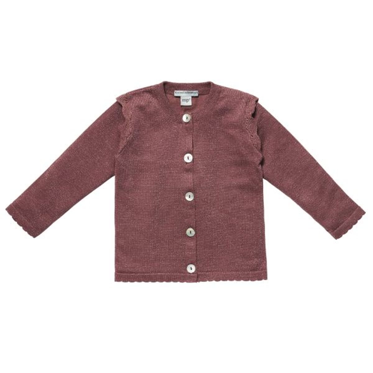 MP Denmark - Grace Cardigan - Rose Blush med glimmer - 110